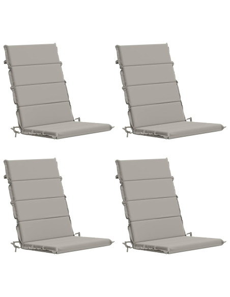 Cuscini Bhair Alto Schienale in 4 Pezzi GEMERT 100% Poliestere