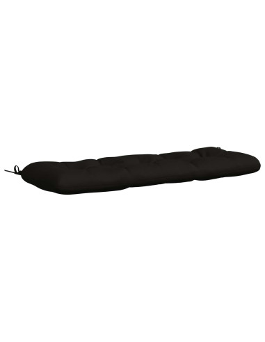 Cuscino per panchina VIANEN 100% Poliestere Nero