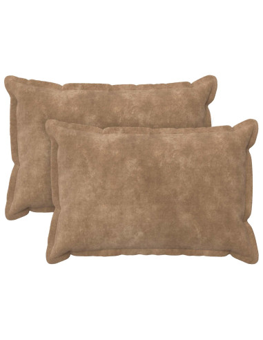 Federa 2 pcs HOUTEN Tortora 50 x 70 cm Fleece in microfibra