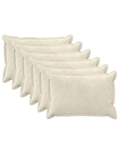 Federa 6 pcs HOUTEN Crema 50 x 70 cm Fleece in microfibra