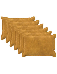 Federa 6 pcs HOUTEN Giallo 50 x 70 cm Fleece in microfibra