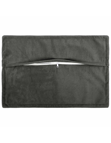 Federa 6 pcs HOUTEN Antracite 50 x 70 cm Fleece in microfibra