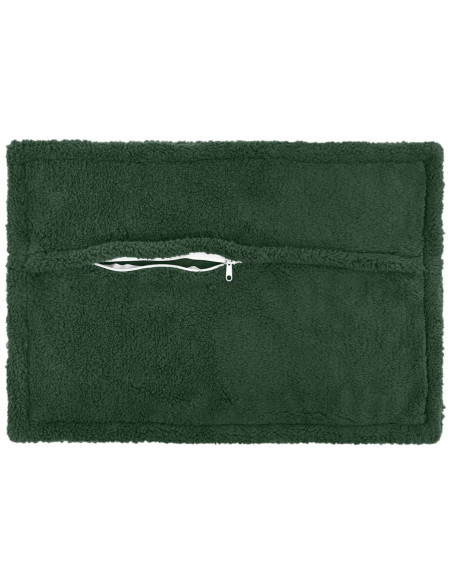 Federa 6 pcs HOUTEN Verde Scuro 50 x 70 cm Bouclé