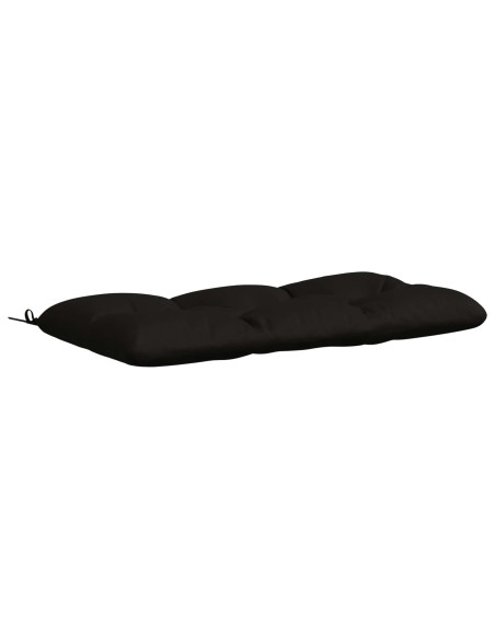 Cuscino per panchina VIANEN 100% Poliestere Nero