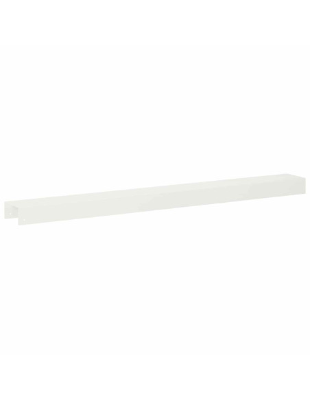 Profilo di copertura per giardino 10 pz 100 x 10 x 5 cm Acciaio