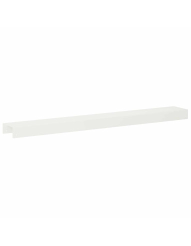 Profilo di copertura per giardino 2 pz 100 x 15 x 5 cm Acciaio