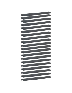 Profilo di copertura per giardino 20 pz 100 x 10 x 5 cm Acciaio 2