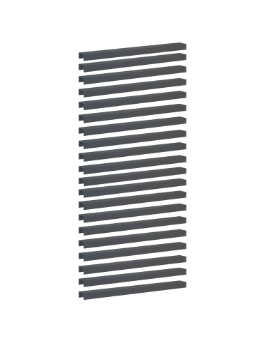 Profilo di copertura per giardino 20 pz 100 x 10 x 5 cm Acciaio