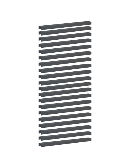 Profilo di copertura per giardino 20 pz 100 x 10 x 5 cm Acciaio