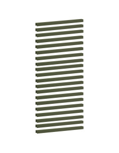 Profilo di copertura per giardino 20 pz 100 x 6 x 5 cm Acciaio 2