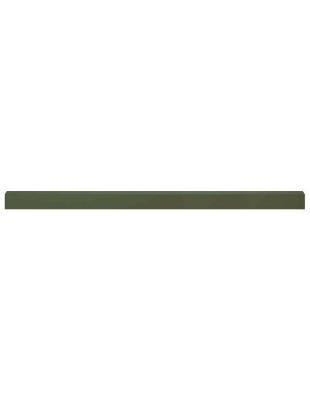 Profilo di copertura per giardino 20 pz 100 x 6 x 5 cm Acciaio
