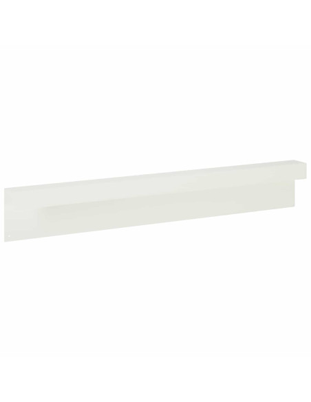 Profilo di copertura per giardino 2 pz 100 x 6 x 15 cm Acciaio