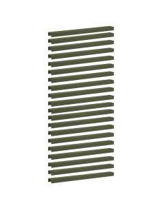 Profilo di copertura per giardino 20 pz 100 x 10 x 5 cm Acciaio 2