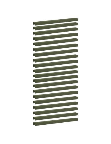 Profilo di copertura per giardino 20 pz 100 x 10 x 5 cm Acciaio