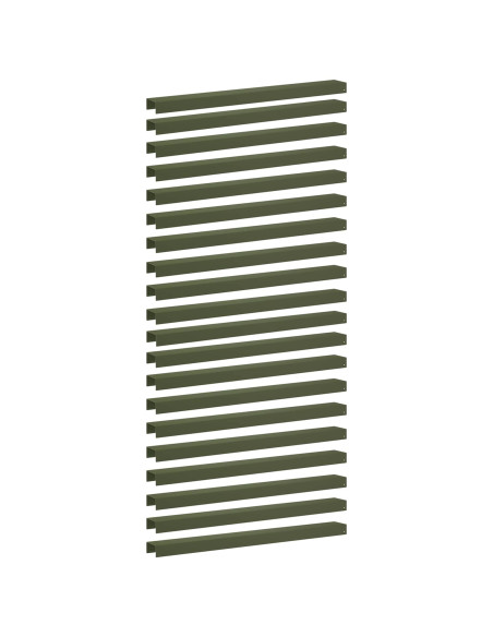 Profilo di copertura per giardino 20 pz 100 x 10 x 5 cm Acciaio