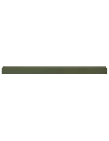 Profilo di copertura per giardino 2 pz 100 x 10 x 5 cm Acciaio
