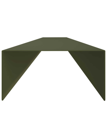 Profilo di copertura per giardino 2 pz 100 x 10 x 5 cm Acciaio