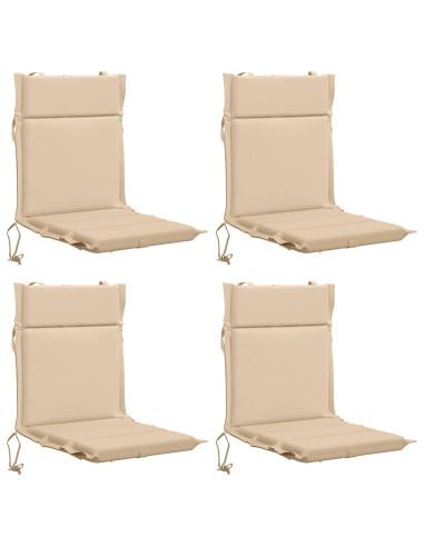 Cuscini per Sedia Alta in 4 Pezzi GEMERT 4 pcs 100% Poliestere