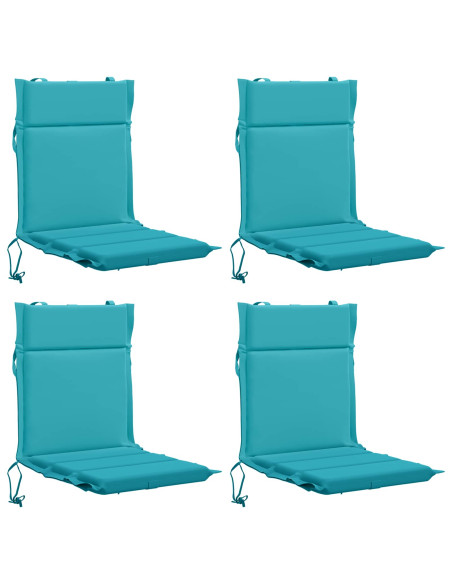 Cuscini per Sedia Alta in 4 Pezzi GEMERT 4 pcs 100% Poliestere