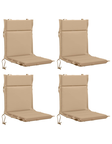 Cuscini per Sedia Alta in 4 Pezzi GEMERT 4 pcs 100% Poliestere