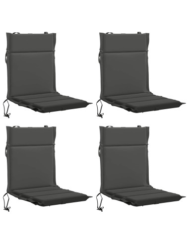 Cuscini per Sedia Alta in 4 Pezzi GEMERT 4 pcs 100% Poliestere