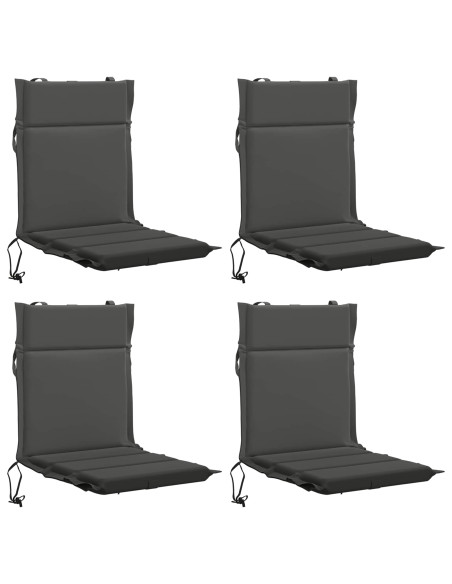 Cuscini per Sedia Alta in 4 Pezzi GEMERT 4 pcs 100% Poliestere