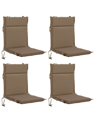 Cuscini per Sedia Alta in 4 Pezzi GEMERT 4 pcs 100% Poliestere