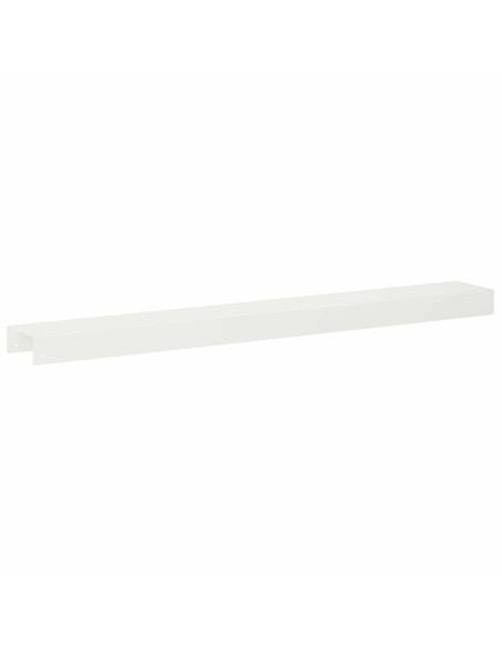 Profilo di copertura per giardino 10 pz 100 x 15 x 5 cm Acciaio