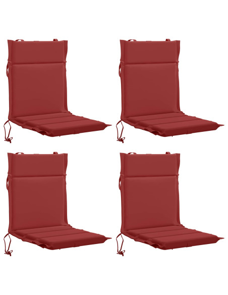 Cuscini per Sedia Alta in 4 Pezzi GEMERT 4 pcs 100% Poliestere