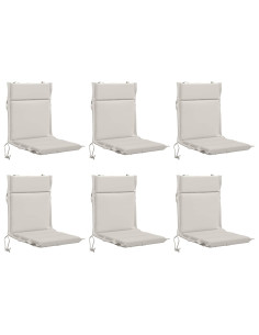 Cuscini per Sedia Alta in 6 Pezzi GEMERT 6 pcs 100% Poliestere 2