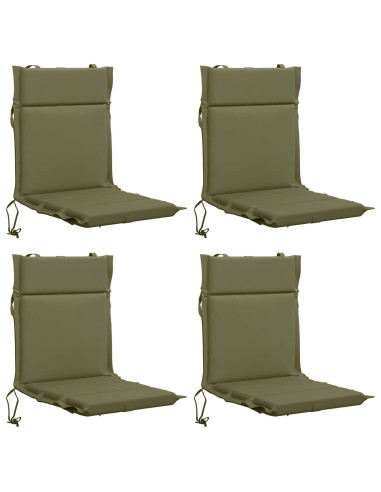Cuscini per Sedia Alta in 4 Pezzi GEMERT 4 pcs 100% Poliestere