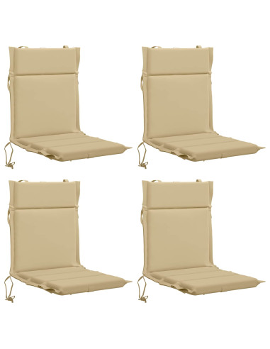 Cuscini per Sedia Alta in 4 Pezzi GEMERT 4 pcs 100% Poliestere