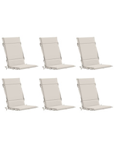 Cuscini per Sedia Alta in 6 Pezzi GEMERT 6 pcs 100% Poliestere 2