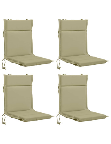 Cuscini per Sedia Alta in 4 Pezzi GEMERT 4 pcs 100% Poliestere