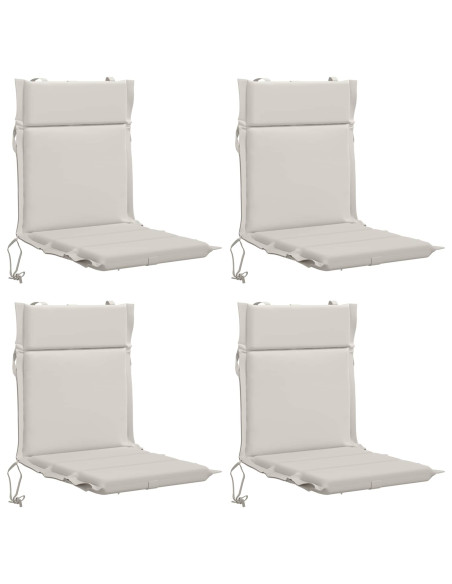 Cuscini per Sedia Alta in 4 Pezzi GEMERT 4 pcs 100% Poliestere