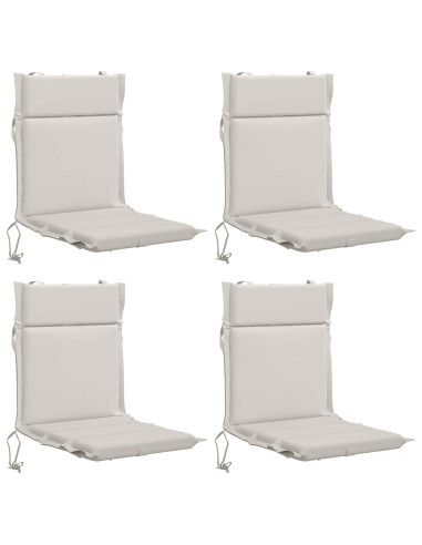 Cuscini per Sedia Alta in 4 Pezzi GEMERT 4 pcs 100% Poliestere