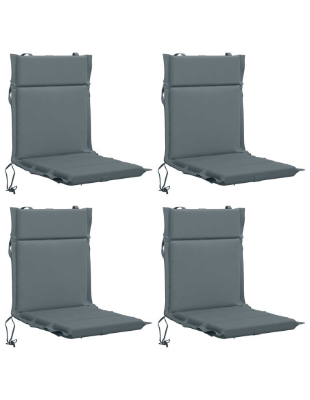 Cuscini per Sedia Alta in 4 Pezzi GEMERT 4 pcs 100% Poliestere