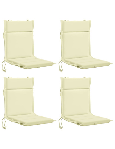 Cuscini per Sedia Alta in 4 Pezzi GEMERT 4 pcs 100% Poliestere