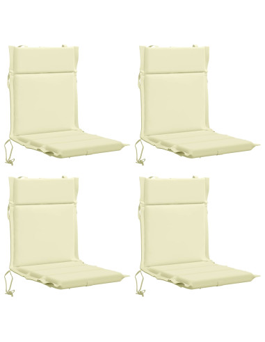 Cuscini per Sedia Alta in 4 Pezzi GEMERT 4 pcs 100% Poliestere