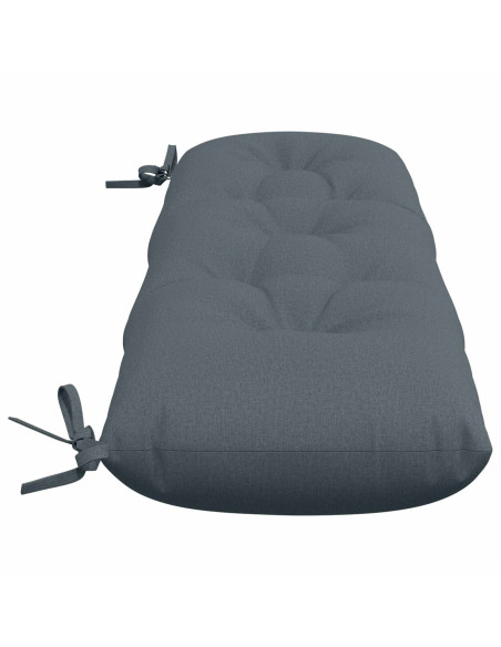 Cuscini per Panchina a 2 Pezzi VIANEN 100% Poliestere Blu