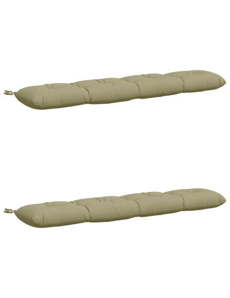 Cuscini per Panchina a 2 Pezzi VIANEN 100% Poliestere