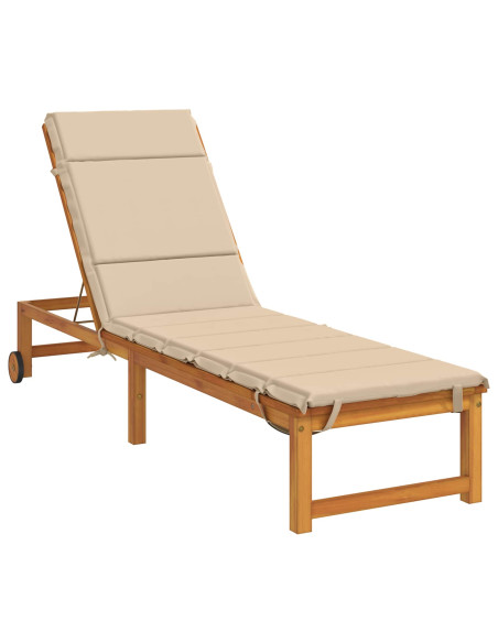Cuscino per Lettino GEMERT 100% Poliestere Crema
