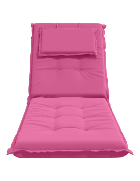 Cuscino per Lettino GEMERT 100% Poliestere Rosa 190 x 60 x 9 cm