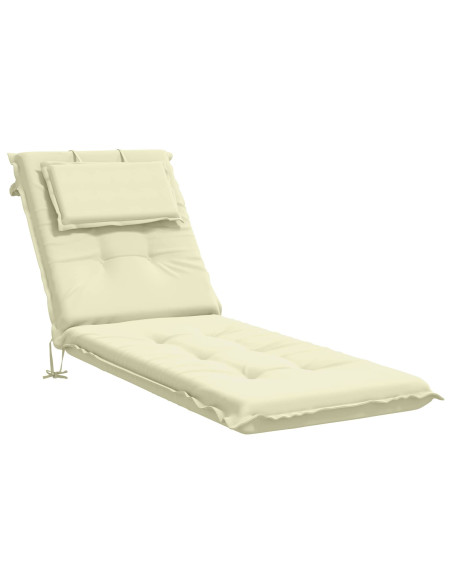 Cuscino per Lettino GEMERT 100% Poliestere Crema