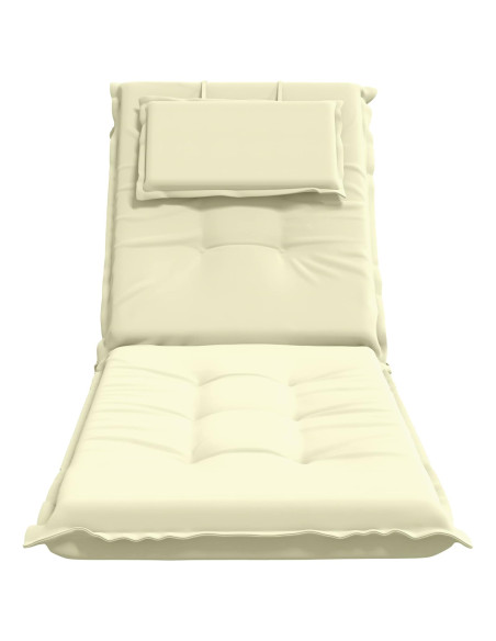 Cuscino per Lettino GEMERT 100% Poliestere Crema