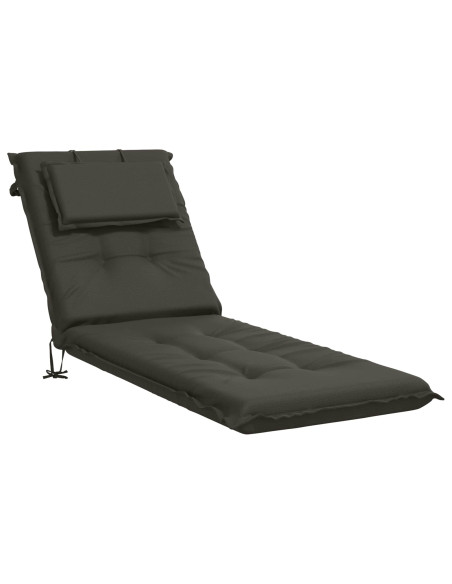 Cuscino per Lettino GEMERT 100% Poliestere Antracite