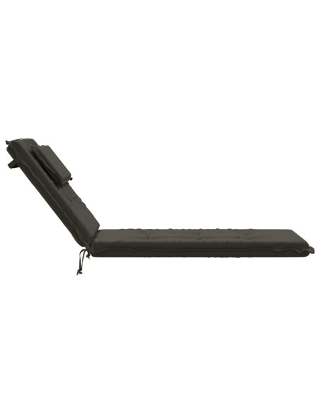 Cuscino per Lettino GEMERT 100% Poliestere Antracite