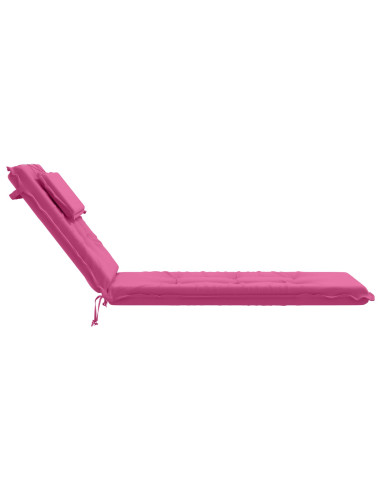 Cuscino per Lettino GEMERT 100% Poliestere Rosa 190 x 50 x 9 cm
