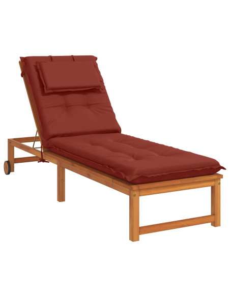 Cuscino per Lettino GEMERT 100% Poliestere Rosso