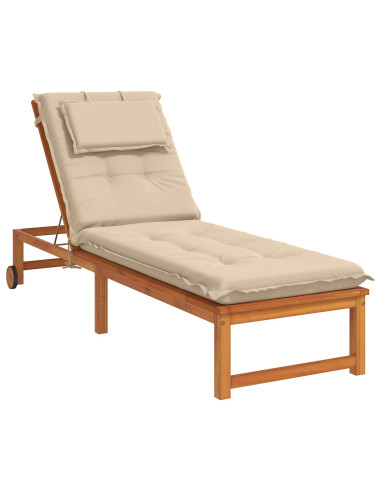 Cuscino per Lettino GEMERT 100% Poliestere Crema